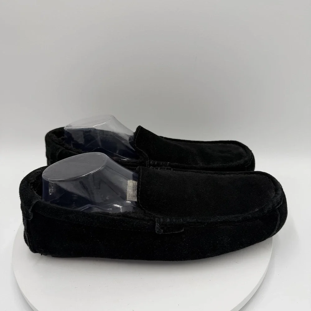 Koolaburra‎ UGG Tipton Shoes Mens Size 14 Black Suede Moccasin Slippers Loafers
